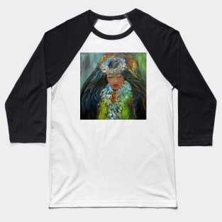 Hawaiian Hula IV Baseball T-Shirt